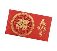 Carte de vœux de l'après-midi avec sculpture à la main et initiation à la prospérité - Souhaits du festival du printemps - Carte de Nouvel An faite à la main avec sculpture de cheval et motif de