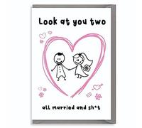 Carte de vœux de mariage, cartes de fiançailles, cartes pour mariage (le jour de votre mariage)