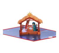 Carte de vœux de Noël avec scène pop-up détaillée pour répandre le plaisir et améliorer les atmosphères de vacances - Carte de Noël faite à la main