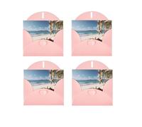 Carte de vœux de Noël sur une face horizontale, impression sur un seul côté, papier nacré pour anniversaire, Halloween, Noël, Halloween, fête d'anniversaire