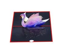 Carte de vœux de Saint-Valentin avec enveloppe et design pliable - Carte romantique élégante pour couples, partenaires, amis - Parfait pour la Saint-Valentin, les anniversaires de mariage, les