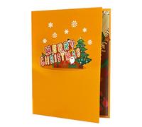 Carte de vœux de vacances - Design LED, cartes de Noël musicales, cadeau souvenir festif, affichage décoratif de table | Carte lumineuse 3D avec fonction musique pour l'école, la salle de classe, la