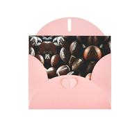 Carte de vœux de vacances en papier nacré avec enveloppes pour amis et famille Motif ballon de football