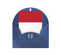 Carte de vœux drapeau néerlandais, page intérieure vierge, avec enveloppe, 10 cm x 15 cm.