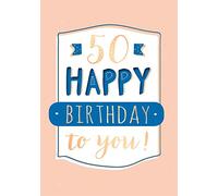 Grafik-Werkstatt Carte de vœux du 50e anniversaire, musicale, avec son et reprise de la chanson « Happy » de Pharrell Williams