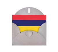 Carte de vœux élégante avec drapeau de l'île Maurice YYHWHJDE gris nacré 15,2 x 10,2 cm pour Noël, anniversaires, mariages et plus encore