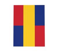 Carte de vœux élégante avec drapeau de YYHWHJDE rose nacré de la Roumanie 15,2 x 10,2 cm pour Noël, anniversaires, mariages et plus encore