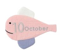 Carte de vœux en coton pour bébé - Jolis accessoires pour photographie de nouveau-nés pour la première année