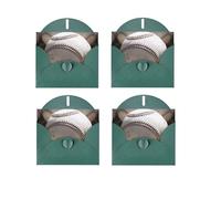 Carte de vœux en papier nacré avec impression horizontale sur un seul côté - Gris - Pour anniversaire, Halloween, Noël, Halloween, fête d'anniversaire, vacances