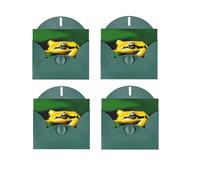 Carte de vœux en papier nacré avec motif grenouille mignonne - Impression horizontale sur une face - Pour anniversaire, Halloween, Noël, Halloween, fête d'anniversaire, vacances