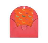 Carte de vœux en papier nacré avec motif teckel mignon pour anniversaire, Thanksgiving, Noël, Nouvel An