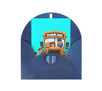 Carte de vœux en papier nacré pour anniversaire, Thanksgiving, Noël, Nouvel An