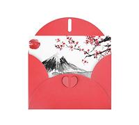 Carte de vœux en papier perlé rouge de qualité supérieure pour anniversaire, Saint-Valentin, anniversaire de mariage, fête de remise de diplôme, etc. 10,2 x 15,2 cm