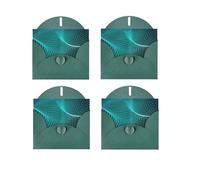 Carte de vœux exquise en papier nacré abstrait espace polygonal - Superbe design, parfait pour les fêtes style 1848