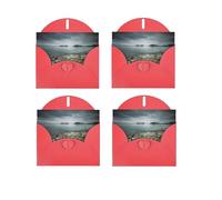 Carte de vœux exquise en papier nacré avec pierre de plage - Superbe design, parfait pour les fêtes style 1693