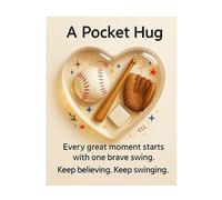 Carte De Vœux - Format Poche Cœur Souvenir | Texte Touchant Mini Message | Cadeau Sentimental Portable | Pour Amis Couple Parents Collègues Anniversaire Mariage Fête