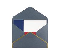 Carte de vœux horizontale avec drapeau du Texas - Soigneusement conçue - Facile à transporter - Convient pour divers festivals