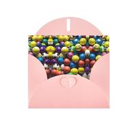 Carte de vœux horizontale en papier perlé avec enveloppes pour amis, famille et amis