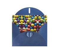 Carte de vœux horizontale en papier perlé avec enveloppes pour amis, famille et amis