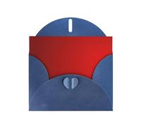 Carte de vœux imprimée à rayures rouges avec enveloppe, intérieur vierge pour anniversaire, Noël, toutes les occasions, 15,2 x 10,2 cm