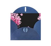 Carte de vœux imprimée de belles fleurs en papier nacré avec enveloppe, intérieur vierge pour anniversaire, Noël, toutes les occasions, 15,2 x 10,2 cm