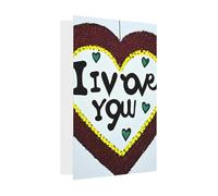 Carte de vœux Love Confessions, 10,2 x 15,2 cm, enveloppe en forme de cœur, convient pour toutes les occasions.