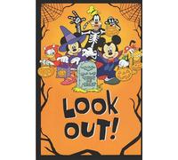 Carte de vœux Mickey Mouse, Minnie Mouse, Dingo Donald Duck, Pluto Happy Halloween