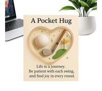 Carte de vœux motivante avec phrases inspirées | Design petit et compact en forme de cœur, message émotionnel pour transmettre des sentiments et des bons désirs, pour activités de plein air