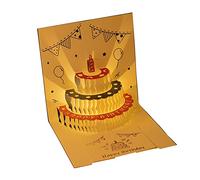 Carte de vœux musicale avec lumières LED et mélodie - Carte d'anniversaire, d'anniversaire de mariage, de vacances pour la famille, les amis