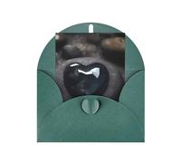 Carte de vœux mystérieuse pierre d'amour 10,2 x 15,2 cm, enveloppe en forme de cœur, convient pour toutes les occasions.