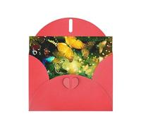 Carte de vœux papillon colorée avec enveloppe, carte d'anniversaire, carte de Noël, carte d'invitation, 3 couleurs