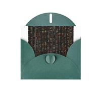 Carte de vœux personnalisée pour Noël, Halloween, Noël, cérémonie, enveloppe