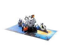 Carte de vœux pop-up 3D pour Halloween - Carte pop-up festive d'Halloween | Cartes de fête créatives pour amis, femmes, famille, vacances | Carte BD pop-up