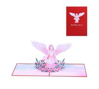 Carte de vœux pop-up sur le thème religieux, cadeau de festival, carte postale faite à la main, décoration festive pour les vacances, célébration, carte décorative pour la maison