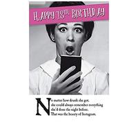 Carte de vœux pour 18e anniversaire, 159 x 235 mm