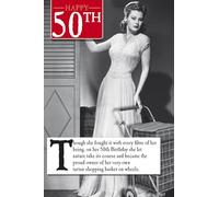 Carte de vœux pour 50e anniversaire 159 x 235 mm