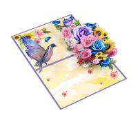 Carte de vœux pour la fête des mères avec enveloppe faite à la main pour la fête des mères