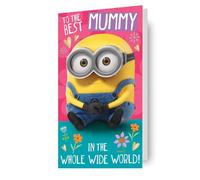 Carte de vœux pour la fête des mères Minions vers la meilleure maman du monde