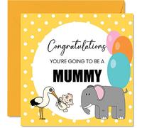 Carte de vœux pour nouveau-né unisexe - Annonce de naissance pour maman - Cartes de félicitations pour nouveau-né, félicitations pour nouveau-né, cartes de félicitations pour nouveau-né, cartes de