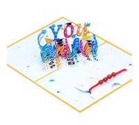 Carte de vœux pour réussite scolaire avec bracelets d'amitié réglables sur le thème de la saison de remise de diplôme