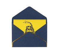 Carte de vœux romantique avec enveloppes « Don't Tread On Me » - Inscription « Send to a close friend » - Carte de vœux en papier nacré de Phnom Penh