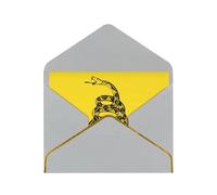 Carte de vœux romantique avec enveloppes « Don't Tread On Me » - Inscription « Send to a close friend » - Carte de vœux en papier nacré de Phnom Penh