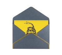 Carte de vœux romantique avec enveloppes « Don't Tread On Me » - Inscription « Send to a close friend » - Carte de vœux en papier nacré de Phnom Penh