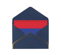 Carte de vœux romantique Drapeau de l'Arménie avec enveloppes, envoyer à un ami proche, carte de vœux en papier nacré Phnom Penh