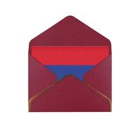 Carte de vœux romantique Drapeau de l'Arménie avec enveloppes, envoyer à un ami proche, carte de vœux en papier nacré Phnom Penh