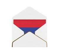 Carte de vœux romantique Drapeau de l'Arménie avec enveloppes, envoyer à un ami proche, carte de vœux en papier nacré Phnom Penh