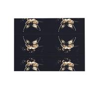 Carte de vœux rose avec enveloppe assortie - Motif ailes de papillon vierge pour anniversaire, mariage, Saint-Valentin