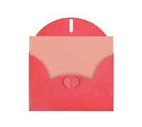 Carte de vœux rouge à carreaux vierges et perle magnifique bloc de notes vierges VVXBHGR Motif Hai Tianxia