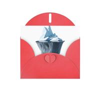 Carte de vœux rouge YYHWHJDE The Tip of the iceberg Picture Perfect for Valentine's Day, Wedding Anniversary & Party Invitations