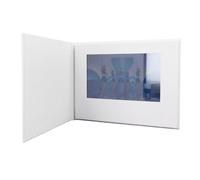 Carte de Vœux Vidéo, Brochure Vidéo électronique, Livre Vidéo Vierge avec écran IPS de 7 Pouces, Carte de Vœux Numérique Personnalisée pour Anniversaire, Mariage, 4 Go de Mémoire